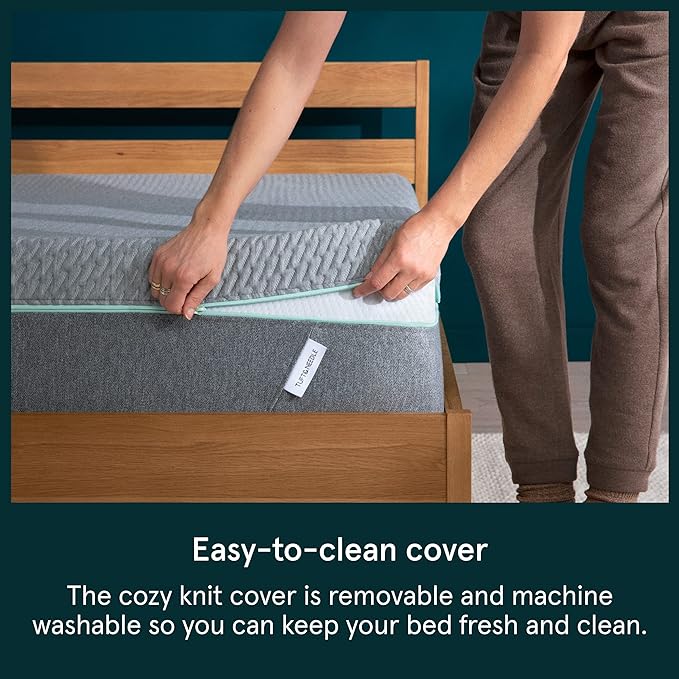 Tuft & Needle Mint Medium Firm Cal King Size Adaptive Foam Mattress in a Box, Cooling Pressure Relief, Supportive, 100 Night Trial, Fiberglass-Free, CertiPUR-US, 10-Year Limited Warranty