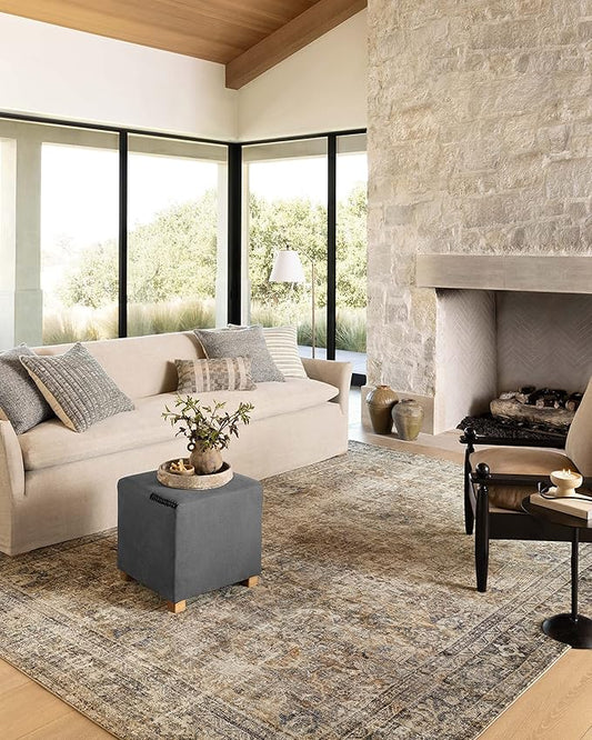 Loloi Amber Lewis Morgan Collection MOG-01 Sunset Ink 7'-3" x 9'-3" .38" Pile Height Area Rug