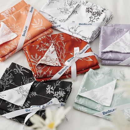 Bedsure Oversized Queen Comforter Set - Dusty Rose Bed Set, 3 Pieces Cute Floral Bedding, 1 Soft Reversible Botanical Flowers Comforter and 2 Pillow Shams