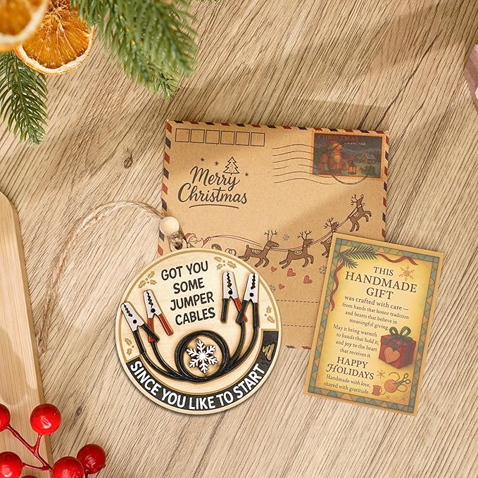 Funny Christmas Ornaments – White Elephant Gifts - Friendship Ornament - Gag Gift Holiday Ornament for Friends - Family - Coworkers – Hilarious Novelty Xmas Tree Decoration 2025