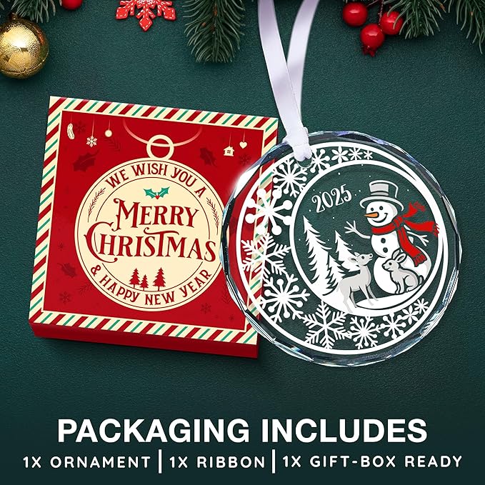 Snowman Ornaments for Christmas Tree - Beautiful Snowman Ornament Gifts, Ideal Festive Snowmen Gifts for Christmas Tree, Excellent Christmas Ornament, Charming Ornaments Snowmen