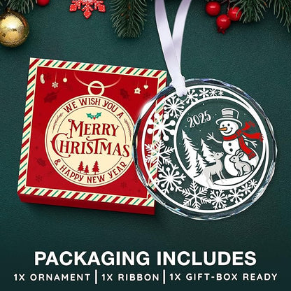 Snowman Ornaments for Christmas Tree - Beautiful Snowman Ornament Gifts, Ideal Festive Snowmen Gifts for Christmas Tree, Excellent Christmas Ornament, Charming Ornaments Snowmen