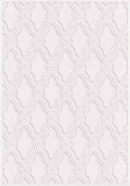 My Texas House Cotton Blossom Area Rug 7.9x10.10 Indoor Outdoor, Natural