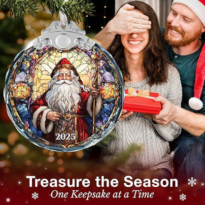 Santa Ornaments - Unique Christmas 2025 Ornaments for Tree Decor, Funny Santa Claus Themed Decor, Classic Vintage Style, Ideal 2025 Gifts for Christmas, Hilarious, Fun and Affordable