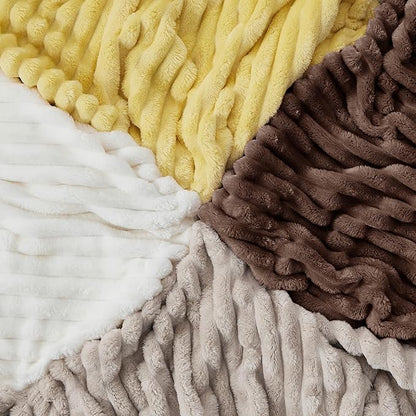 Bedsure GentleSoft Fondue Fudge California King Size Blanket for Bed - Cozy Soft Blankets for Women, Cute Small Fleece Throws for Girls, Birthday Gifts for Women, 102x96 Inches