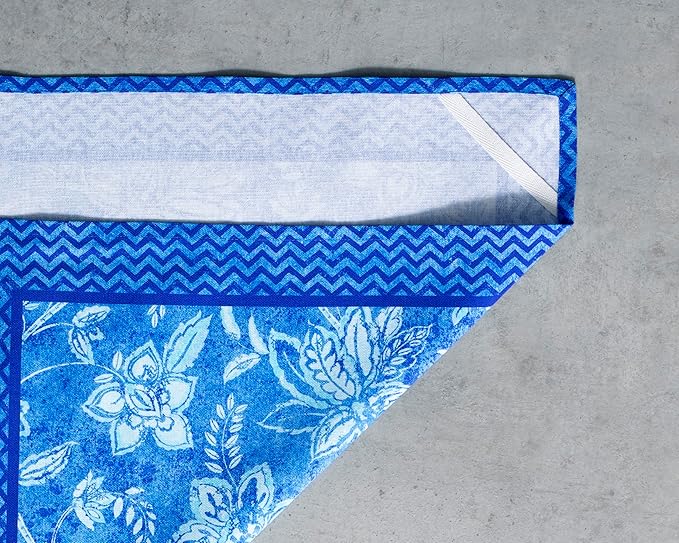 Maison d'Hermine Dish Towels 100% Cotton Absorbent Indigo Love Set of 3 Spring Summer