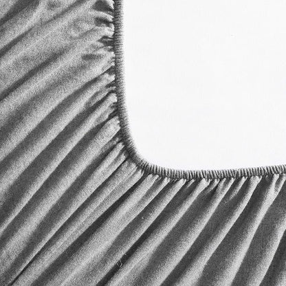 Calvin Klein - King Bed Sheets, Soft Melange Flannel Bedding Set with Deep Pockets, Oeko-TEX Certified (Melange Flannel Silver Grey, King)