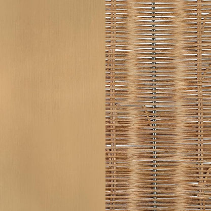 Nathan James Belleville Boho Rattan Pendant Light, Sloped Ceiling Pendant Light with Rattan Shade