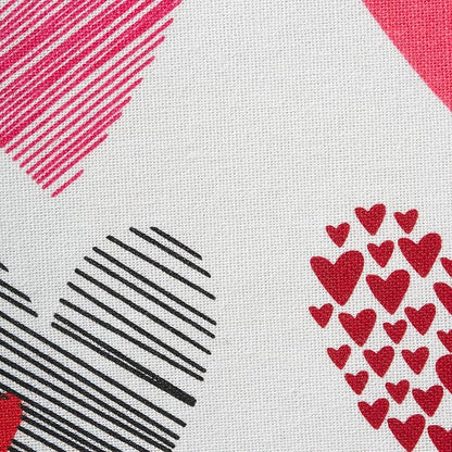 DII Valentine Kitchen Dish Towels Set of 2 Decorative Tea Towels 18x28 Hearts Collage