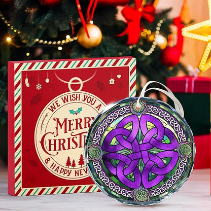 Celtics Ornament for Christmas - Special Celtic Knot Design, Ideal Gift for Celtics Fans, Perfect Celtic Ornament for Christmas Tree Decoration, Unique Celtic Gifts for Holiday Season