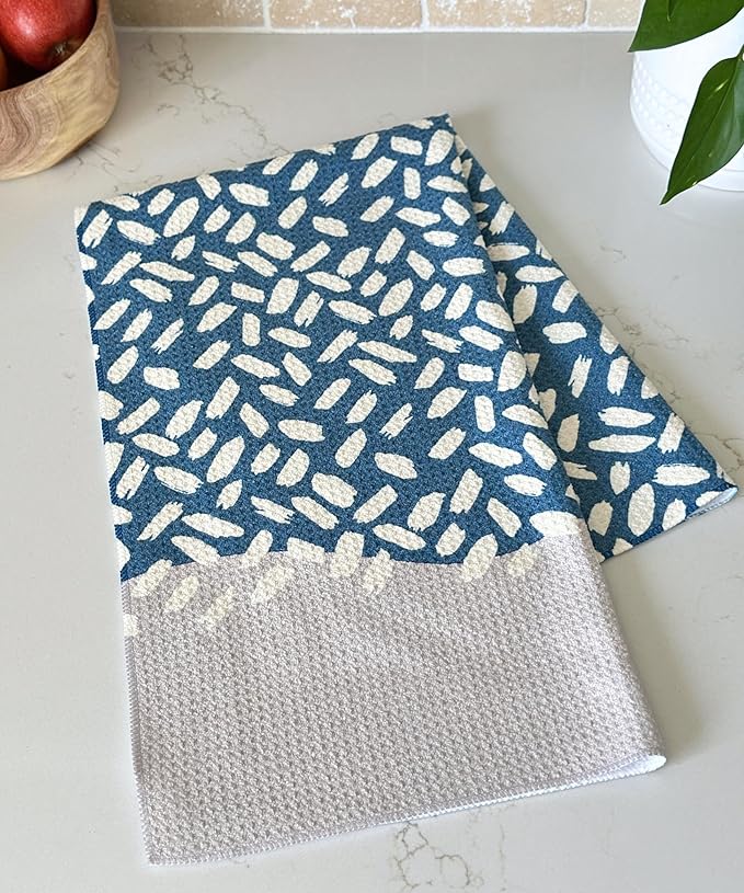 HONED Kitchen Dish Towels Lightweight Absorbent Decorative Tea Towels Quick Dry Waffle Towels
