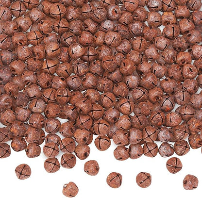 Augshy 200 Rustic Christmas Jingle Bells, 2/5 Inches Metal Craft Bells for Christmas Home Decoration Christmas Party Decor Party Supplies