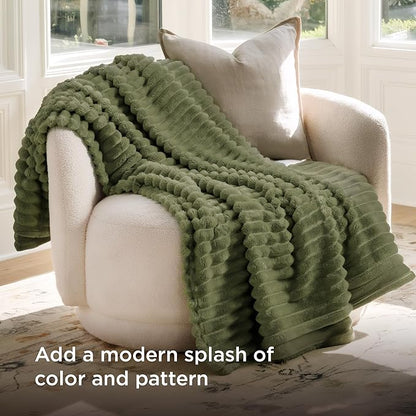 Bedsure GentleSoft Cypress Fleece Throw Blanket for - Cozy Soft Blankets for Women, Cute Small Throws for Girls, 50x60 Inches