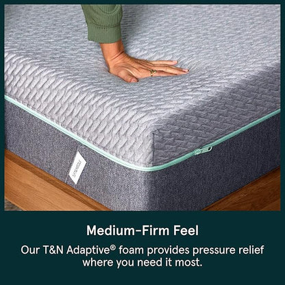 Tuft & Needle Mint Medium Firm Cal King Size Adaptive Foam Mattress in a Box, Cooling Pressure Relief, Supportive, 100 Night Trial, Fiberglass-Free, CertiPUR-US, 10-Year Limited Warranty