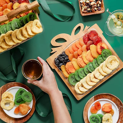 Dried Fruit Birthday Gift Box, Gift Basket Assortment | Apple, Mango, Apricot and more | Great for Snacks, Healthy Gifts, Parties, Corporate, Sympathy, Holidays, Men, Women, Families | Bonnie and Pop