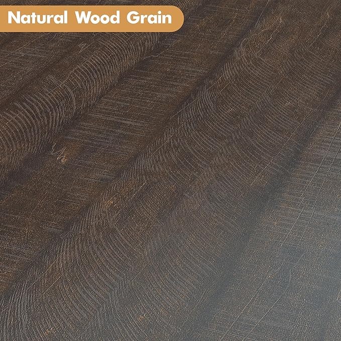 GarveeHome Bookcase 5 Shelf Arched Bookshelf 71.65in Tall Bookcase Farmhouse Display Storage Rack Wooden Bookshelves for Home Office, Living Room (Brown)