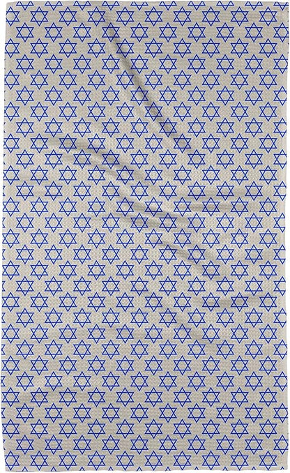 GEOMETRY Christmas Kitchen Towels Quick Dry Microfiber Premium Towel Davids Star 1 Pack