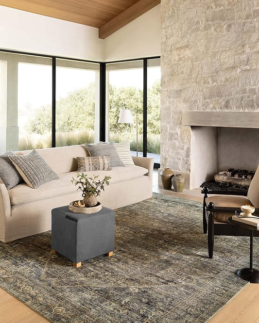 Loloi Amber Lewis Morgan Collection MOG-05 Spice Lagoon 2' x 3'-6" .38" Pile Height Accent Rug