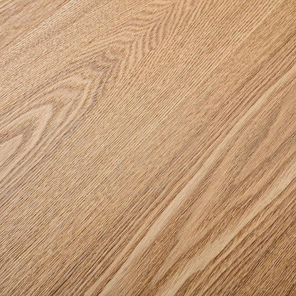 70" Farmhouse Oval Dining Table, Heavy-Duty Wood Dining Room Table for 4-6 Seats, Modern Kitchen Dinner Table & Home Desk with Easy-Clean Curved Tabletop, Natural