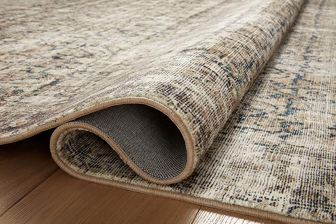 Loloi Amber Lewis Morgan Collection MOG-02 Navy Sand 7'-3" x 9'-3" .38" Area Rug