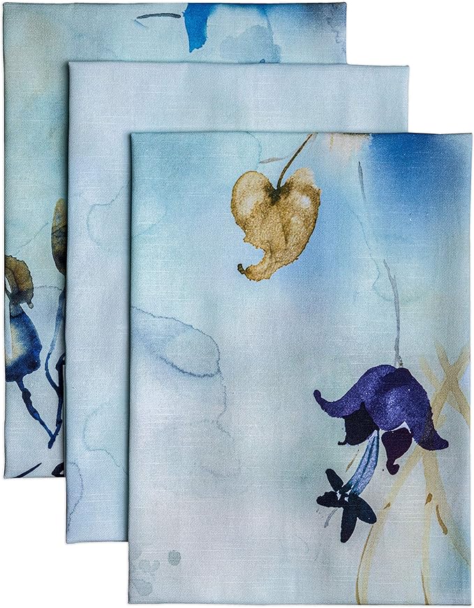 Maison d'Hermine Dish Towels 100% Cotton Absorbent Lazy Summer Days Set of 3 Spring Summer