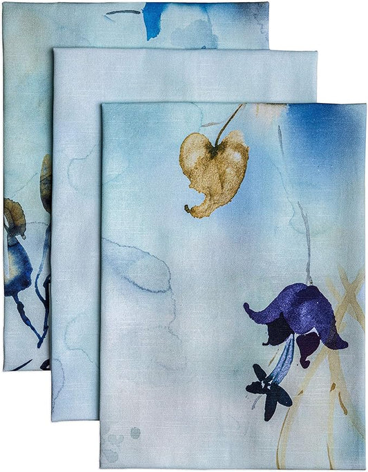 Maison d'Hermine Dish Towels 100% Cotton Absorbent Lazy Summer Days Set of 3 Spring Summer
