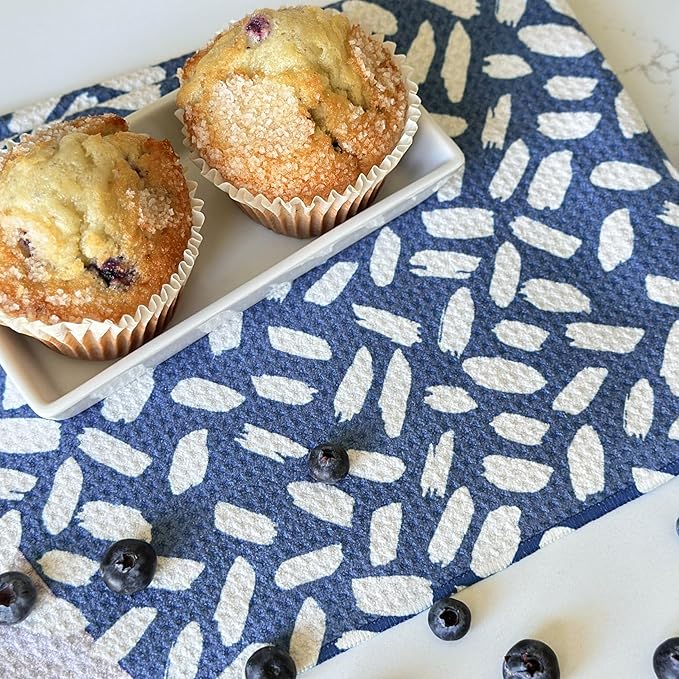 HONED Kitchen Dish Towels Lightweight Absorbent Decorative Tea Towels Quick Dry Waffle Towels
