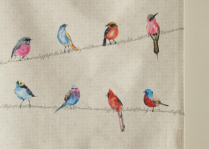 Maison d'Hermine Birdies On Wire 100% Cotton Absorbent Dish Towels Tea Bar Towels Set of 2