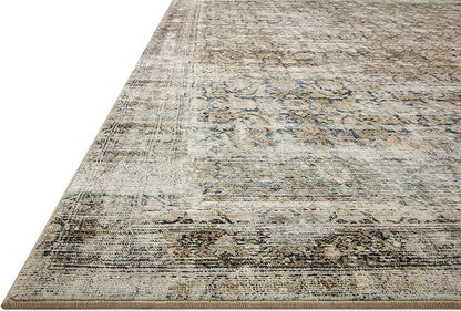 Loloi Amber Lewis Morgan Collection MOG-02 Navy Sand 2' x 3'-6" .38" Accent Rug