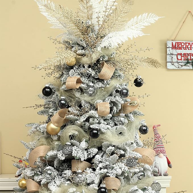 Clear Christmas Ball Ornaments, 30ct Shatterproof Xmas Ball Decorations 2.36" for Halloween Christmas Party