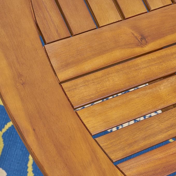 Christopher Knight Home Adn Outdoor 47" Round Acacia Wood Dining Table, Teak