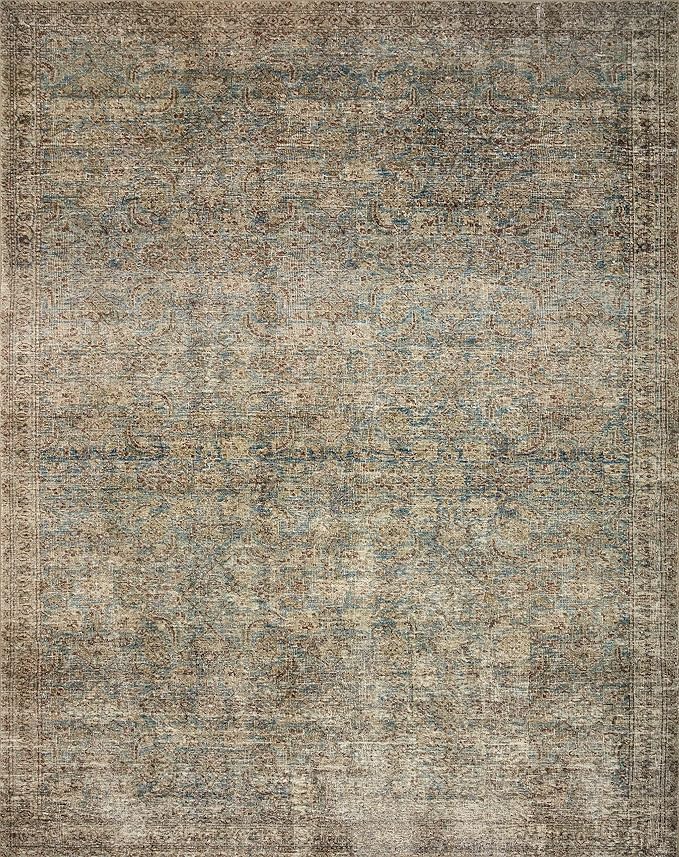 Loloi Amber Lewis Morgan Collection MOG-04 Sea Sage 5'-0" x 7'-0" .38" Area Rug