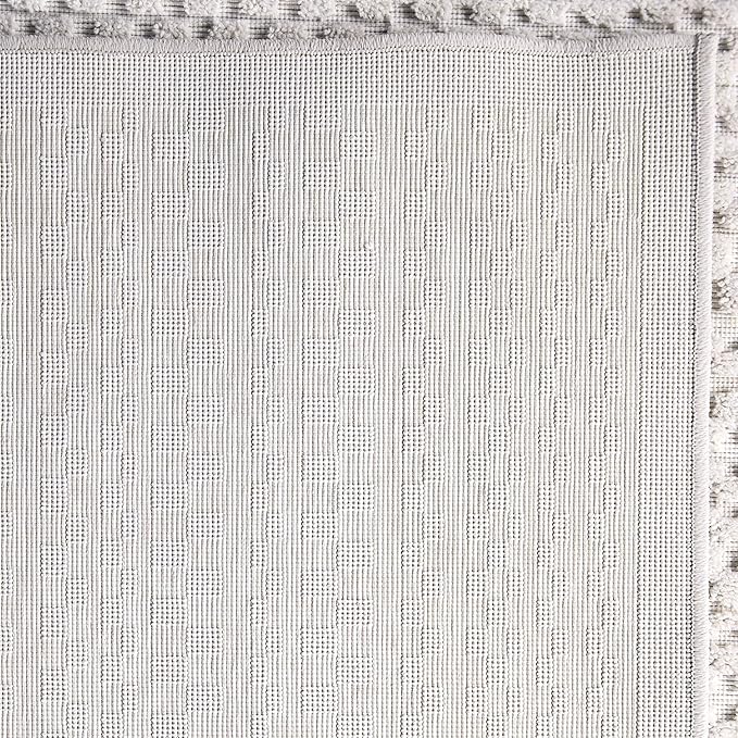 My Texas House Quail Hallow Rug 3.11x5.5 Rectangle High-Low Geometric Indoor Outdoor, Natural