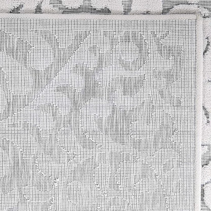 My Texas House Bluebonnets Area Rug 7.9x10.10 Indoor Outdoor, Natural Grey