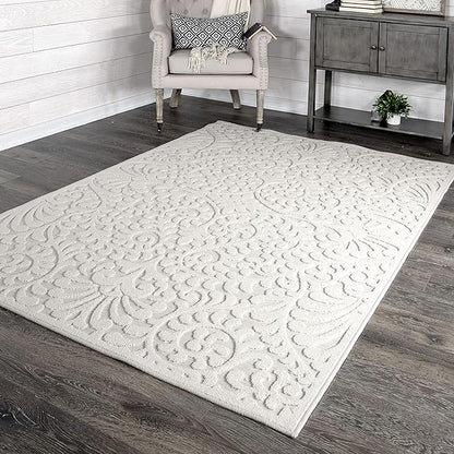 My Texas House Bluebonnets Area Rug 3.11x5.5 Indoor Outdoor, Natural