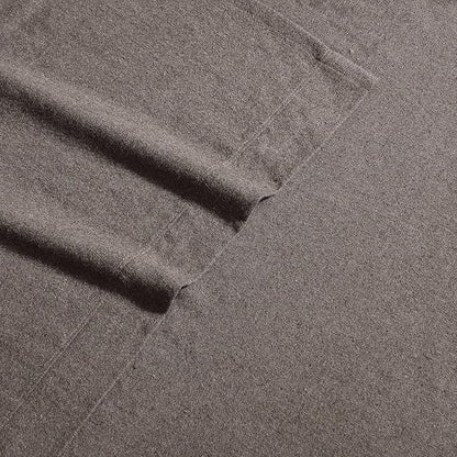 Calvin Klein - Queen Bed Sheets, Soft Melange Flannel Bedding Set with Deep Pockets, Oeko-TEX Certified (Melange Flannel Chocolate Brown, Queen)