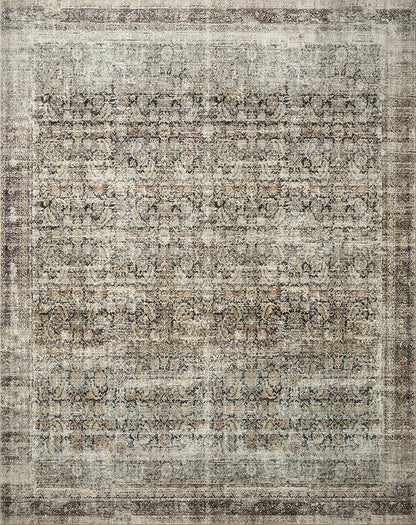 Loloi Amber Lewis Morgan Collection MOG-02 Navy Sand 7'-3" x 9'-3" .38" Area Rug