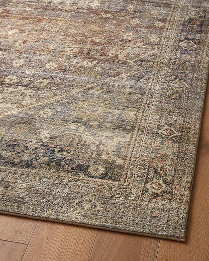 Loloi Amber Lewis Morgan Collection MOG-05 Spice Lagoon 5'-0" x 7'-0" .38" Pile Height Area Rug