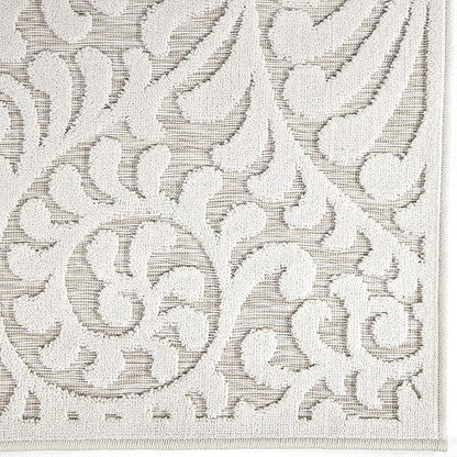 My Texas House Bluebonnets Area Rug 3.11x5.5 Indoor Outdoor, Natural Driftwood