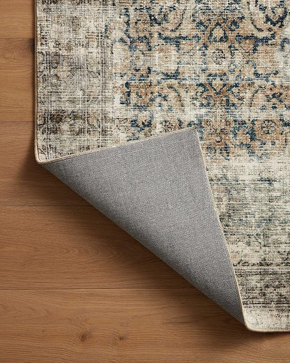 Loloi Amber Lewis Morgan Collection MOG-02 Navy Sand 7'-3" x 9'-3" .38" Area Rug