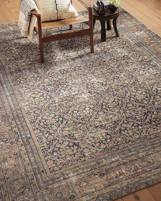 Loloi Amber Lewis Morgan Collection MOG-03 Denim Multi 2'-3" x 11'-6" .38" Runner Rug
