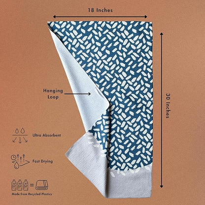 HONED Kitchen Dish Towels Lightweight Absorbent Decorative Tea Towels Quick Dry Waffle Towels