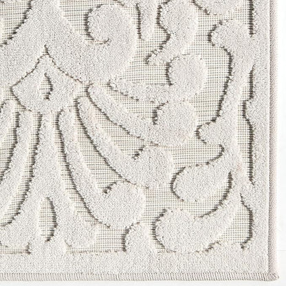 My Texas House Bluebonnets Area Rug 3.11x5.5 Indoor Outdoor, Natural