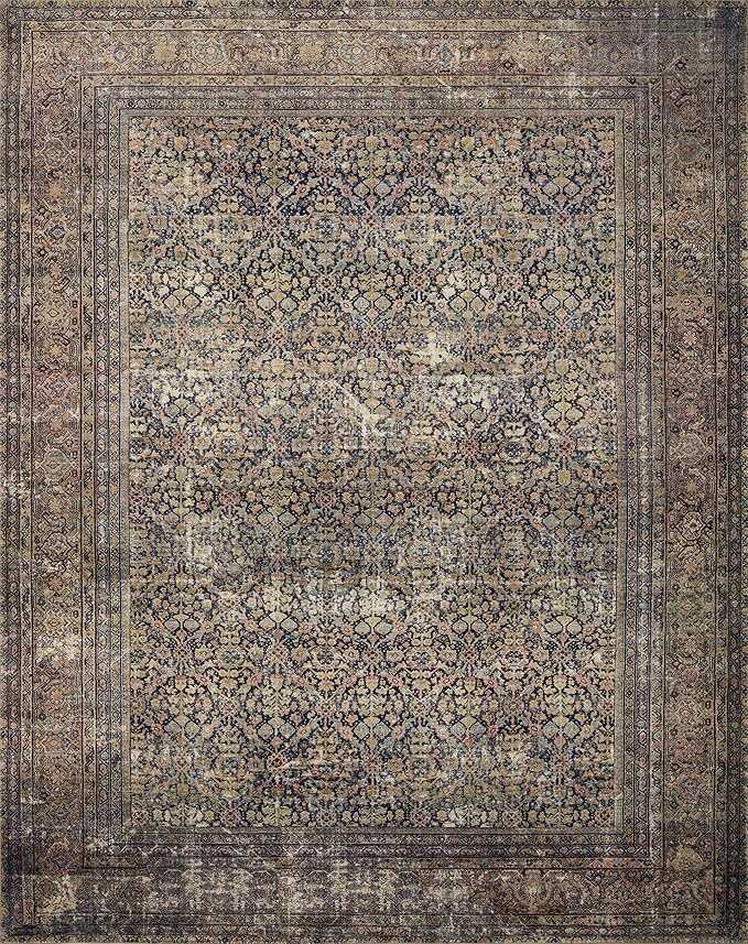 Loloi Amber Lewis Morgan Collection MOG-03 Denim Multi 5'-0" x 7'-0" .38" Area Rug