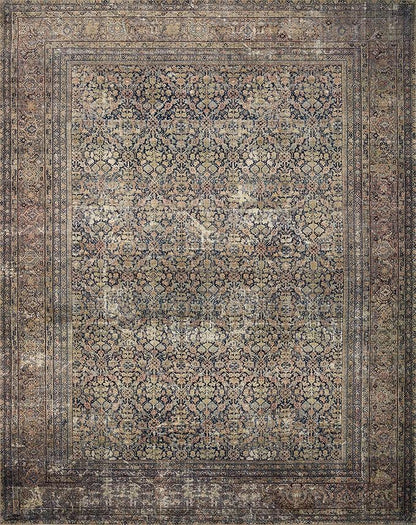Loloi Amber Lewis Morgan Collection MOG-03 Denim Multi 5'-0" x 7'-0" .38" Area Rug