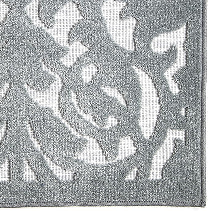 My Texas House Lady Bird Area Rug 6.6x9.6 Indoor Outdoor, Harbor Blue