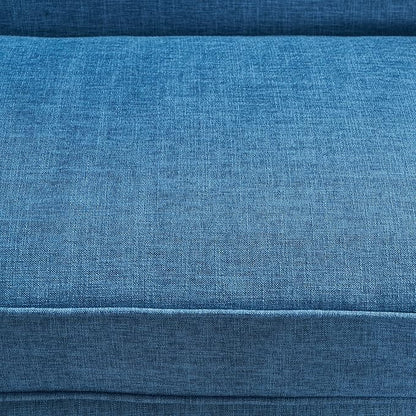 Christopher Knight Home Mariah Mid Century Loveseat, Muted Blue