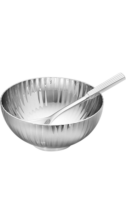 Georg Jensen Bernadotte Salt Cellar and Spoon