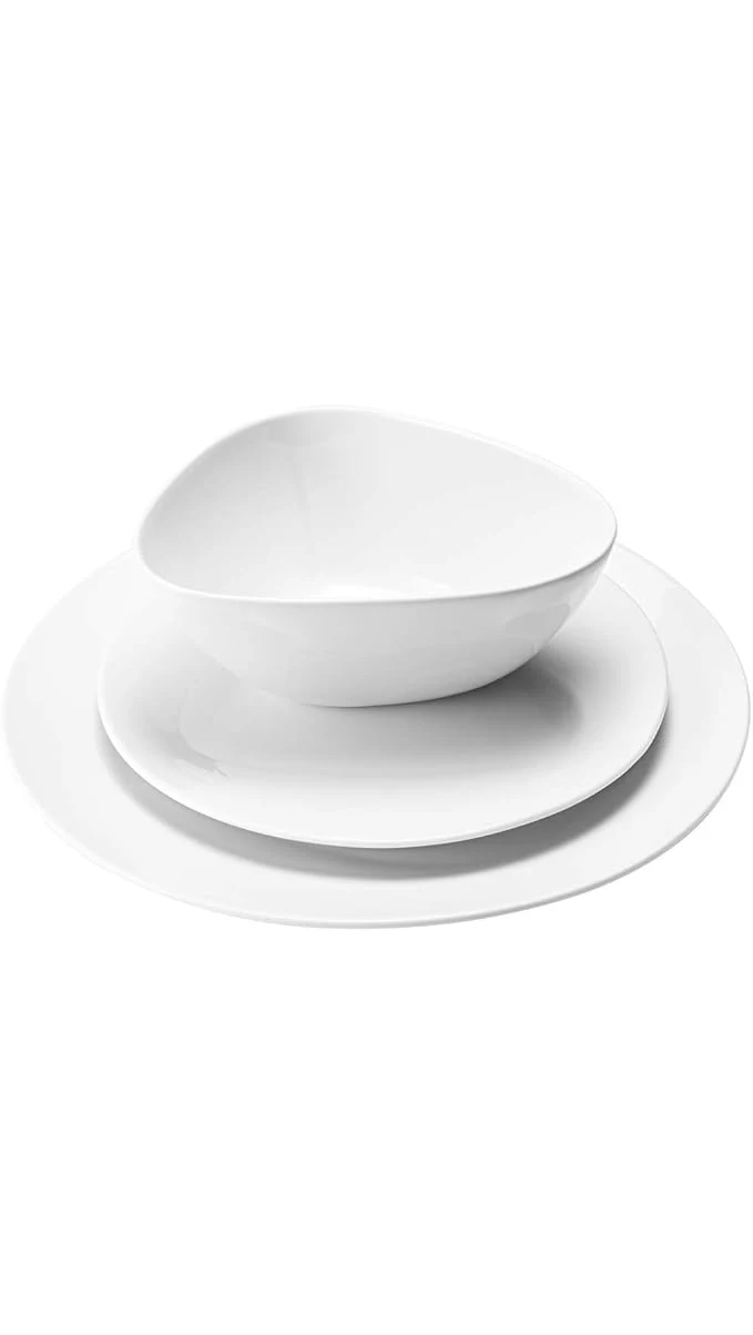 Georg Jensen Sky Dinnerware Dinner Set, Dinner Plate, Lunch Plate and All Purpose Bowl